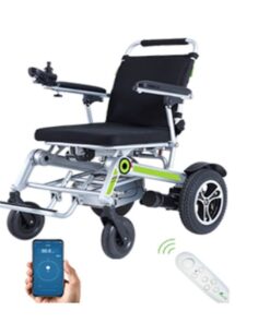 Smart App Controlling and Folding Electric Wheelchair